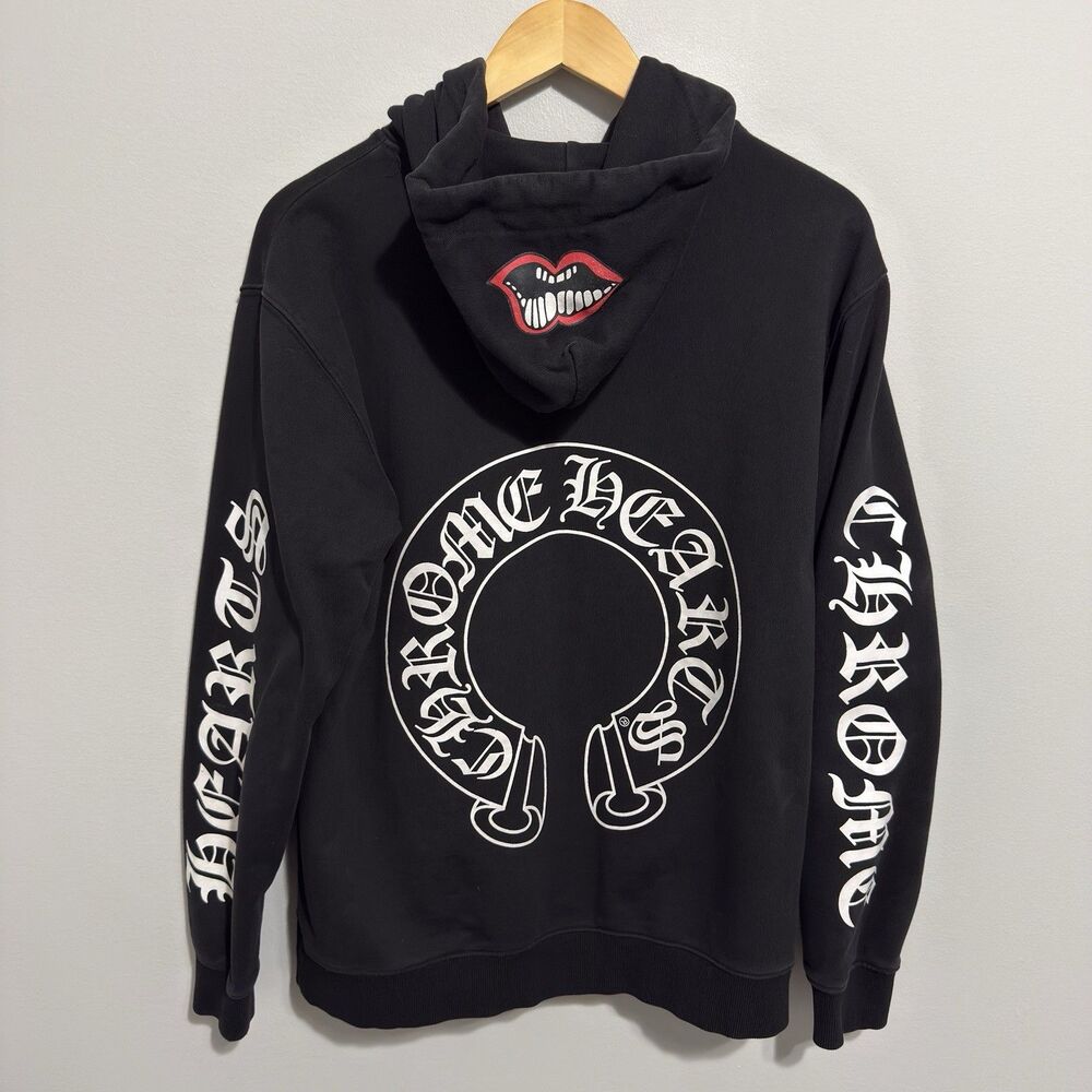 Chrome Hearts Matty Boy Chomper Horseshoe Hoodie Size S